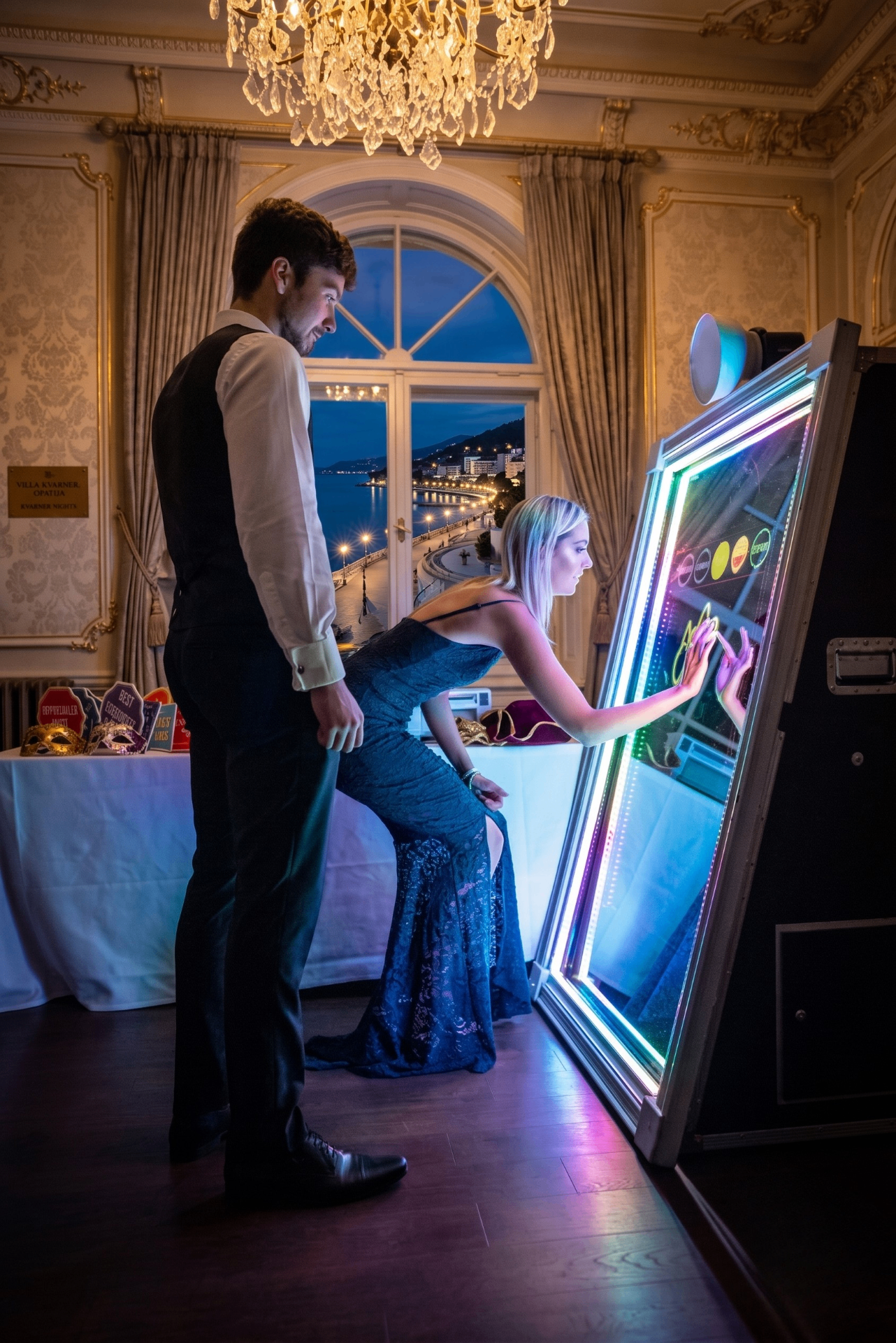 Momentika photo booth na gala večeri na Kvarneru